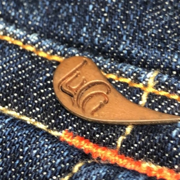 PREMIUM LUCCI STRAIGHT FLAP POCKET JEANS 0x32 LIKE NEW ❤️ - Picture 13 of 14